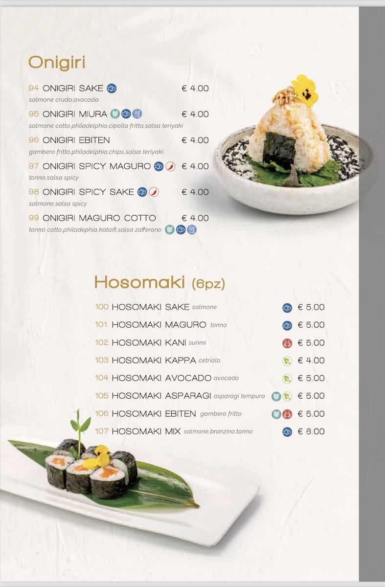 Menu Ristorante Zheng Sushi-1