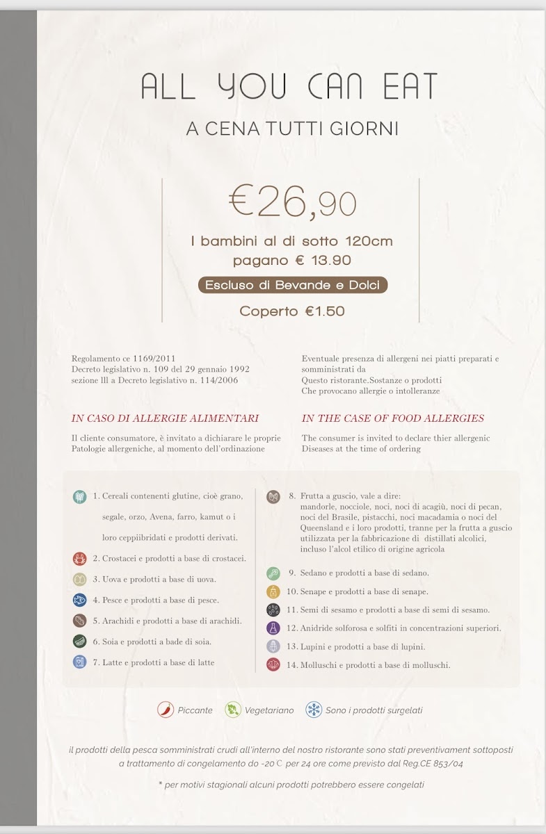 Menu Ristorante Zheng Sushi-10